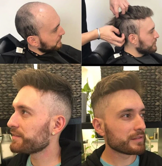 Mens Deluxe 90% Thin Skin Hair Piece $800